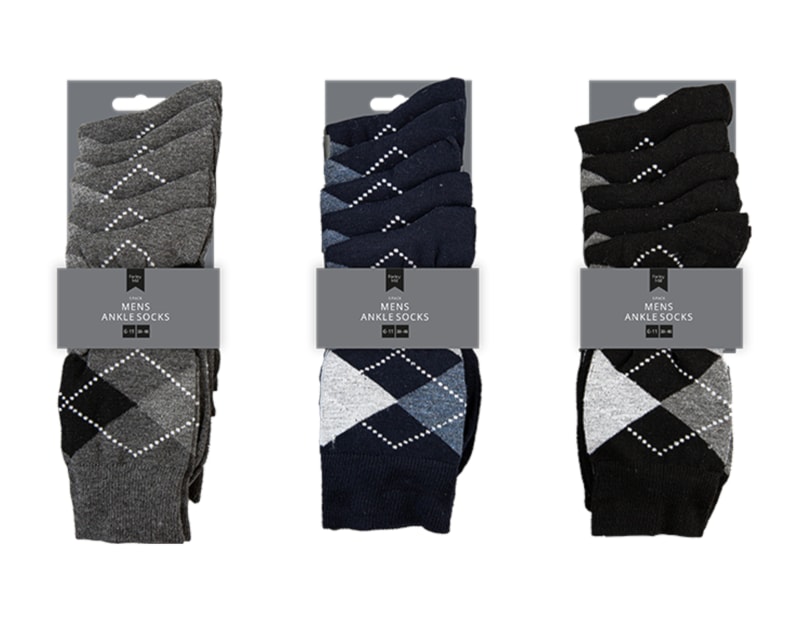 Wholesale Mens Argyle Socks 5 Pair