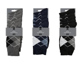 Wholesale Mens Argyle Socks 5 Pair