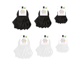 Wholesale Girls Plain Trainer Socks 5pk Wholesale Girls Plain Trainer Socks 5pk