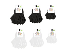 Wholesale Girls Plain Trainer Socks 5pk