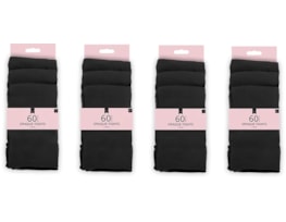 Wholesale Ladies 60 Denier Black Opaque Tights 3pk | Gem imports Ltd