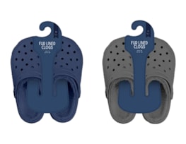 Wholesale Mens Fur Lined Clogs