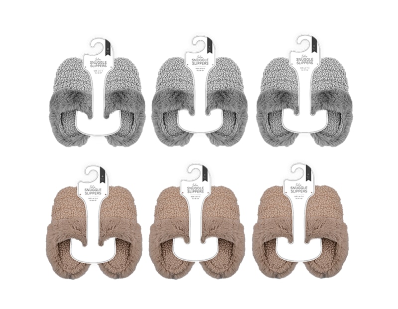 Wholesale Ladies Snuggle Slippers