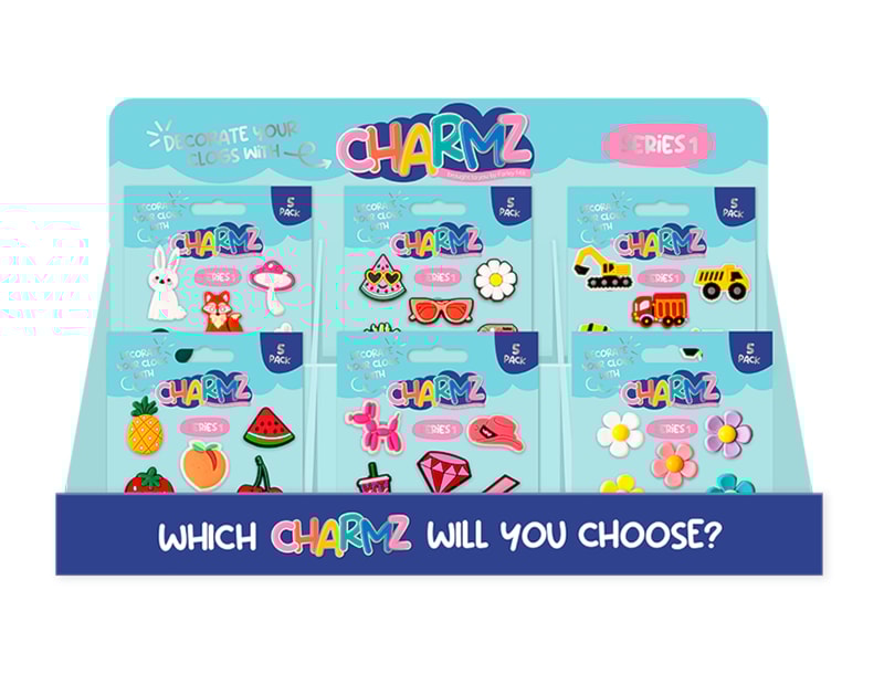 Wholesale Clog Charmz 5pk CDU Series 1 Wholesale Clog Charmz 5pk CDU Series 1