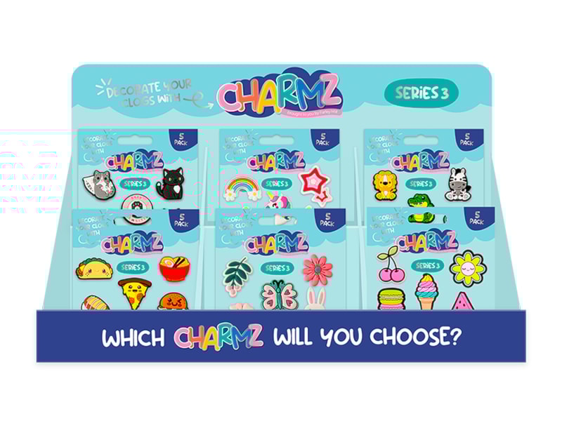 Wholesale Clog Charmz 5pk CDU Series 3 Wholesale Clog Charmz 5pk CDU Series 3