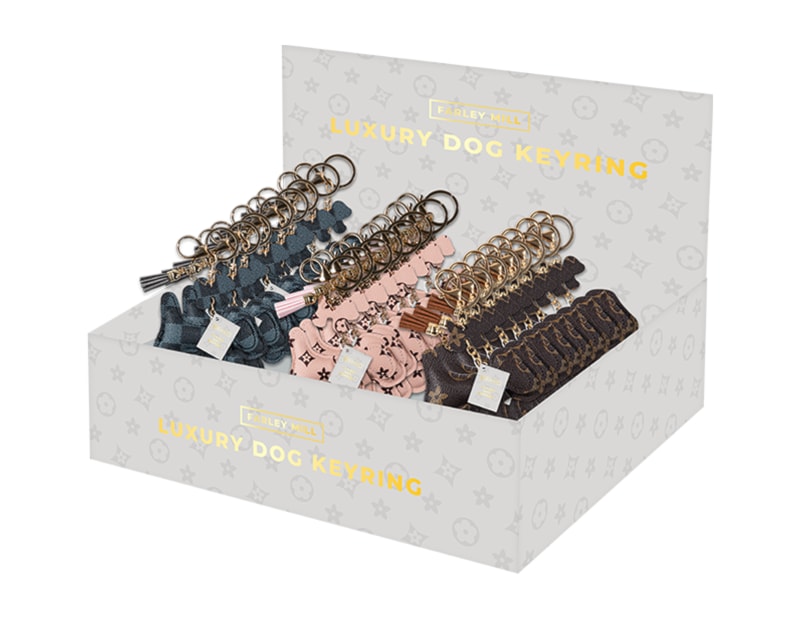 Wholesale Luxury Dog Keyring CDU Wholesale Luxury Dog Keyring CDU