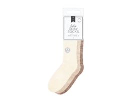 Wholesale Ladies Cosy Socks 3pk Wholesale Ladies Cosy Socks 3pk
