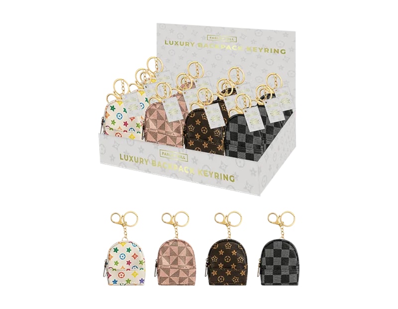 Wholesale Luxury Backpack Keyring CDU Wholesale Luxury Backpack Keyring CDU