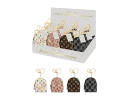 Wholesale Luxury Backpack Keyring CDU
