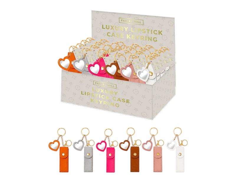 Wholesale Luxury Lipstick Case Keyring CDU Wholesale Luxury Lipstick Case Keyring CDU