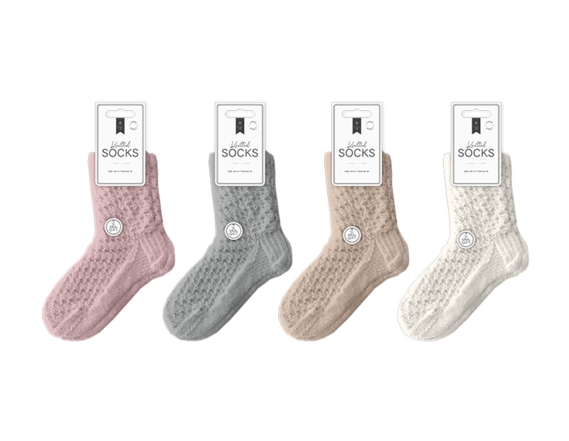 Wholesale Textured Supersoft Knitted Socks Wholesale Textured Supersoft Knitted Socks