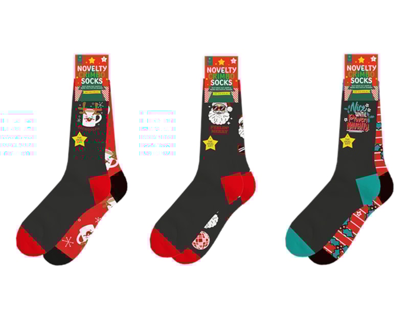 Wholesale Mens Novelty Christmas Cotton Rich Socks 2pk Wholesale Mens Novelty Christmas Cotton Rich Socks 2pk