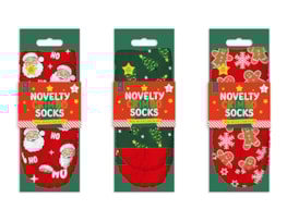 Wholesale Mens Novelty Christmas Cosy Socks 2pk Wholesale Mens Novelty Christmas Cosy Socks 2pk