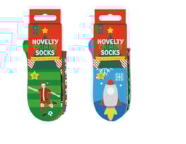Wholesale Boys Printed Novelty Lurex Socks 5pk