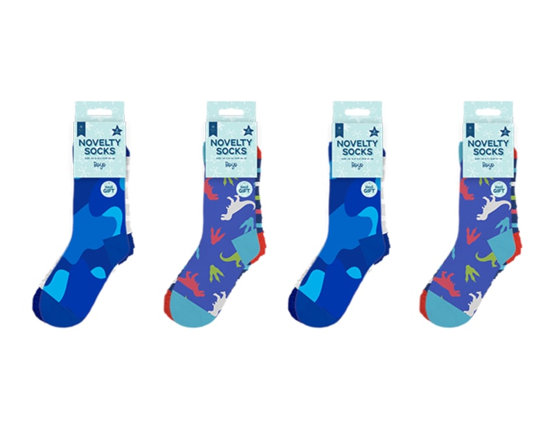 Wholesale Boys Novelty Cosy Socks 2pk Wholesale Boys Novelty Cosy Socks 2pk