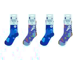 Wholesale Boys Novelty Cosy Socks 2pk