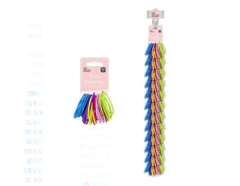 Wholesale Thin Bobbles 50pk With Clip Strip Wholesale Thin Bobbles 50pk With Clip Strip