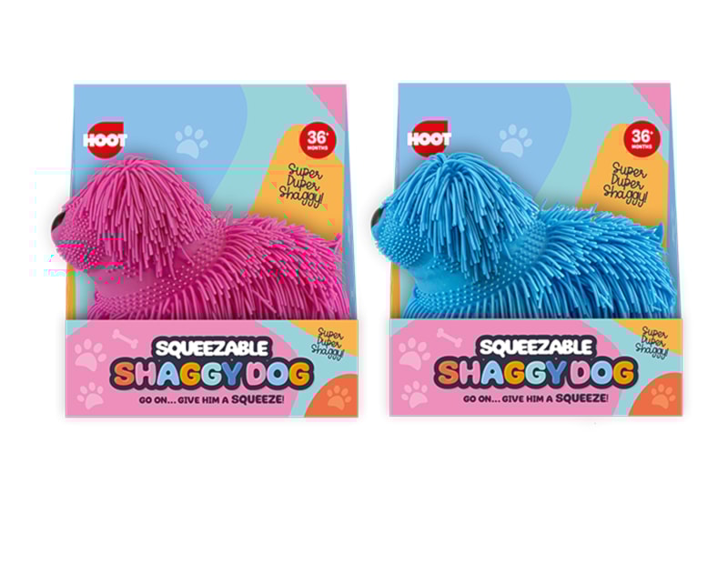 Wholesale Squeezable Shaggy Dog Wholesale Squeezable Shaggy Dog