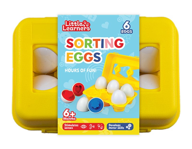 Wholesale Little Learners Matching Eggs 6pk Wholesale Little Learners Matching Eggs 6pk