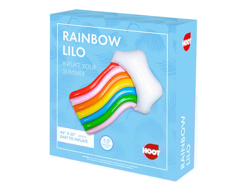 Wholesale Inflatable Rainbow Lilo Wholesale Inflatable Rainbow Lilo