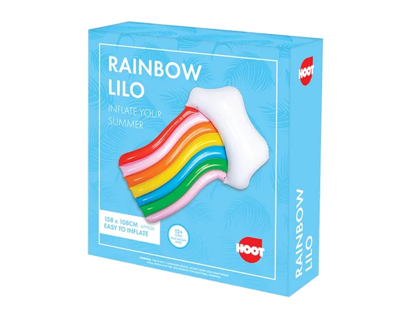 Wholesale Inflatable Rainbow Lilo Wholesale Inflatable Rainbow Lilo