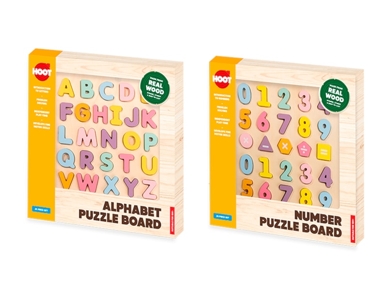 Wholesale Wooden Chunky Alphabet & Number Board Wholesale Wooden Chunky Alphabet & Number Board
