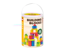 Wholesale Wooden Buildings blocks 100pk.