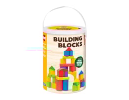 Wholesale Wooden Buildings blocks 100pk.