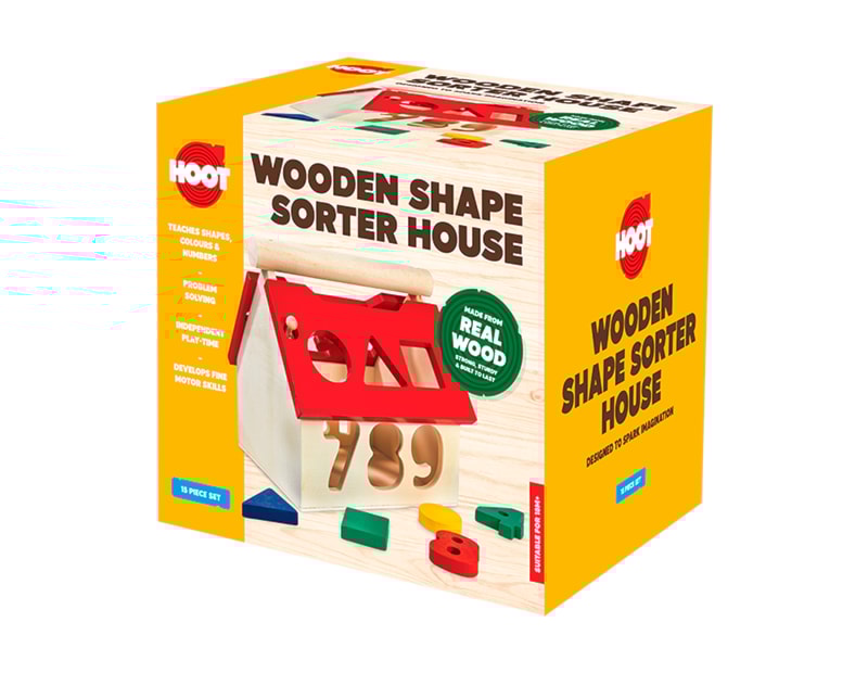 Wholesale Wooden Shape Sorter House Wholesale Wooden Shape Sorter House
