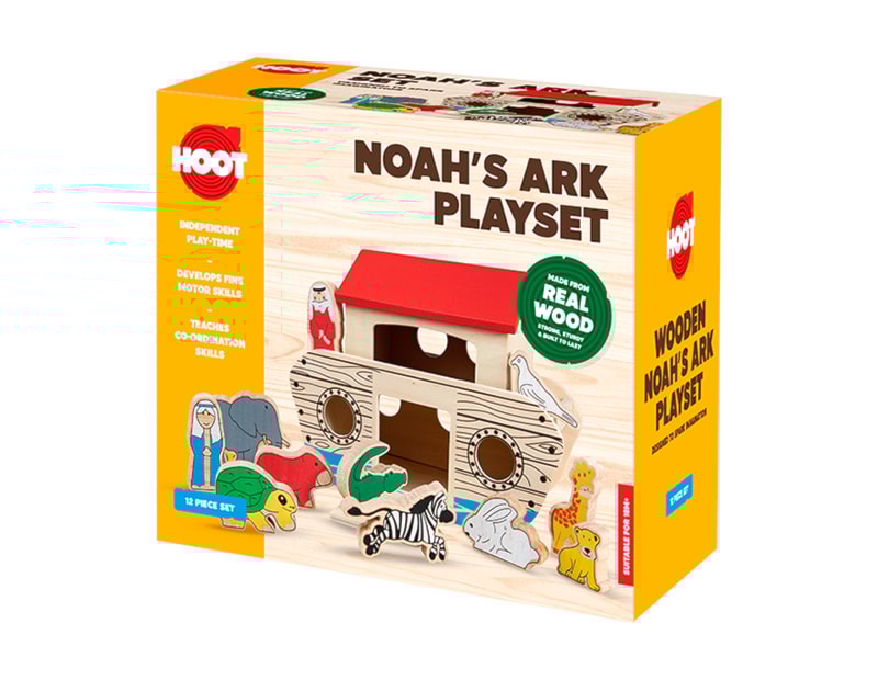 Wholesale Wooden Noah's Ark Play Set Wholesale Wooden Noah's Ark Play Set