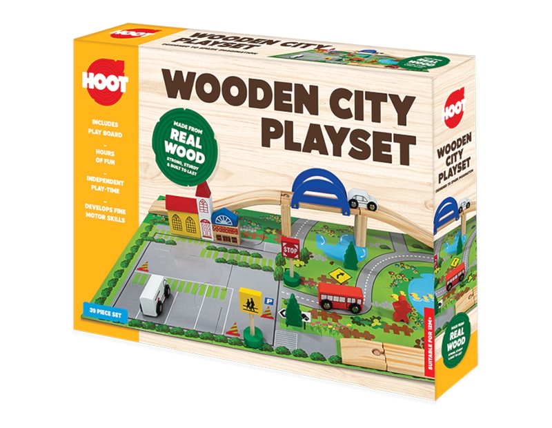 Wholesale Wooden City Play Set Wholesale Wooden City Play Set