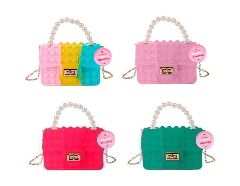 Wholesale Popper Handbag With Gold Clasp Wholesale Popper Handbag With Gold Clasp