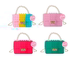 Wholesale Popper Handbag With Gold Clasp