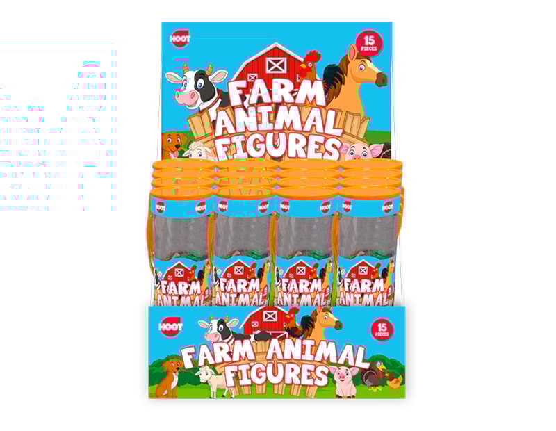 Wholesale Farm Animal Figures 15pk CDU Wholesale Farm Animal Figures 15pk CDU