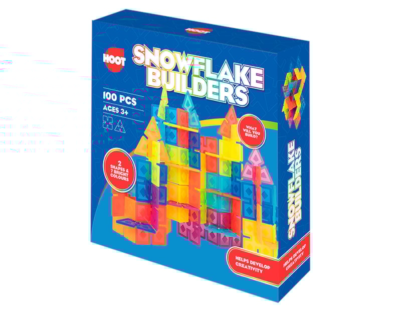 Wholesale Snow Flake Building Block 100pk Wholesale Snow Flake Building Block 100pk