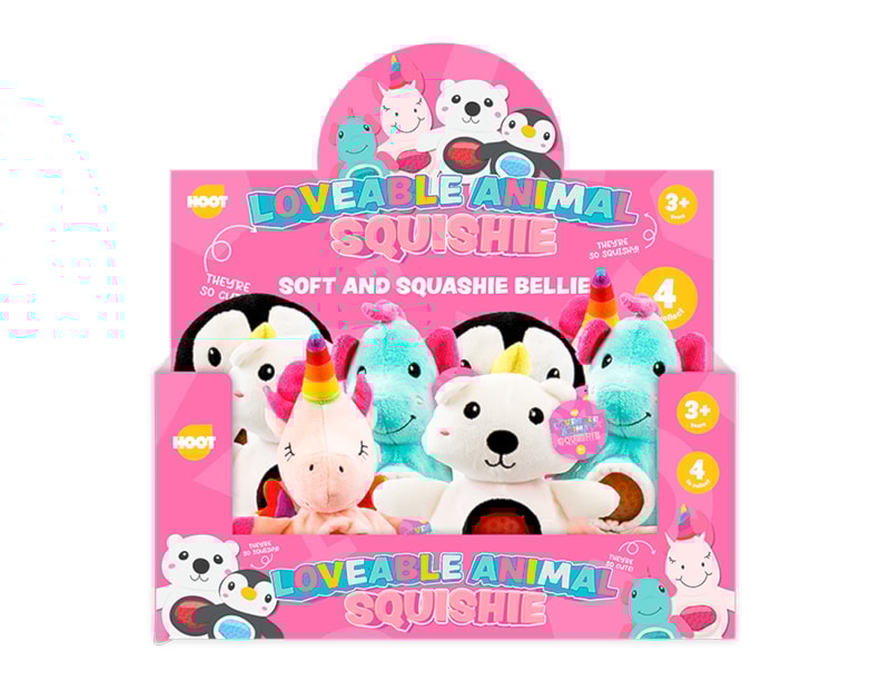 Wholesale Sea Animal Plush Squishies CDU Wholesale Sea Animal Plush Squishies CDU