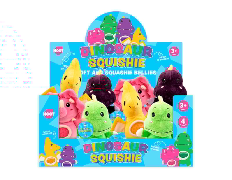 Wholesale Dinosaur Plush Squishies CDU