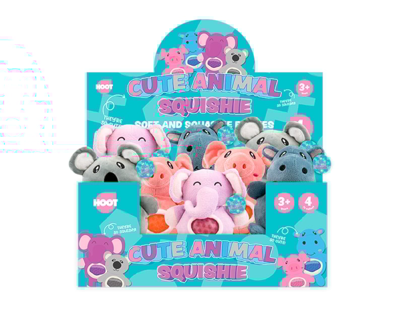 Wholesale Animal Plush Squishies CDU