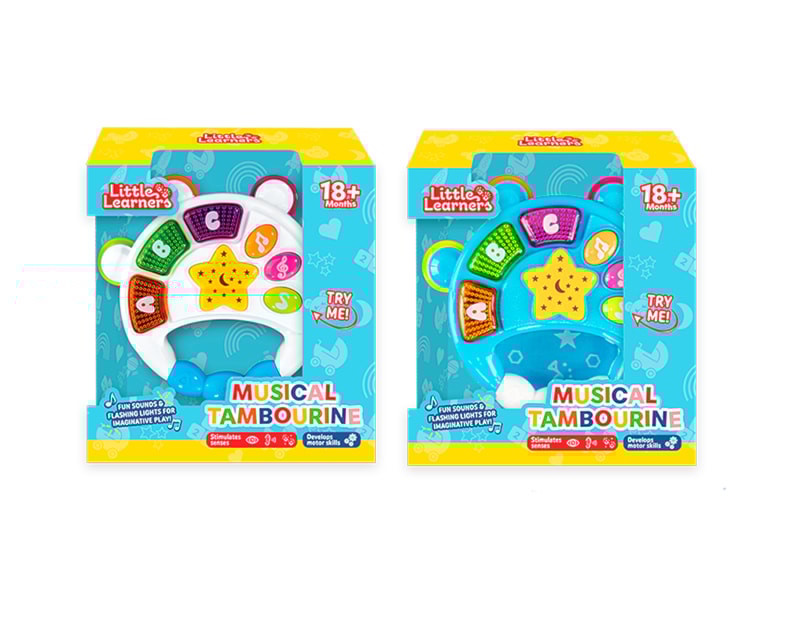 Wholesale Little Learners Mini Musical Tambourine