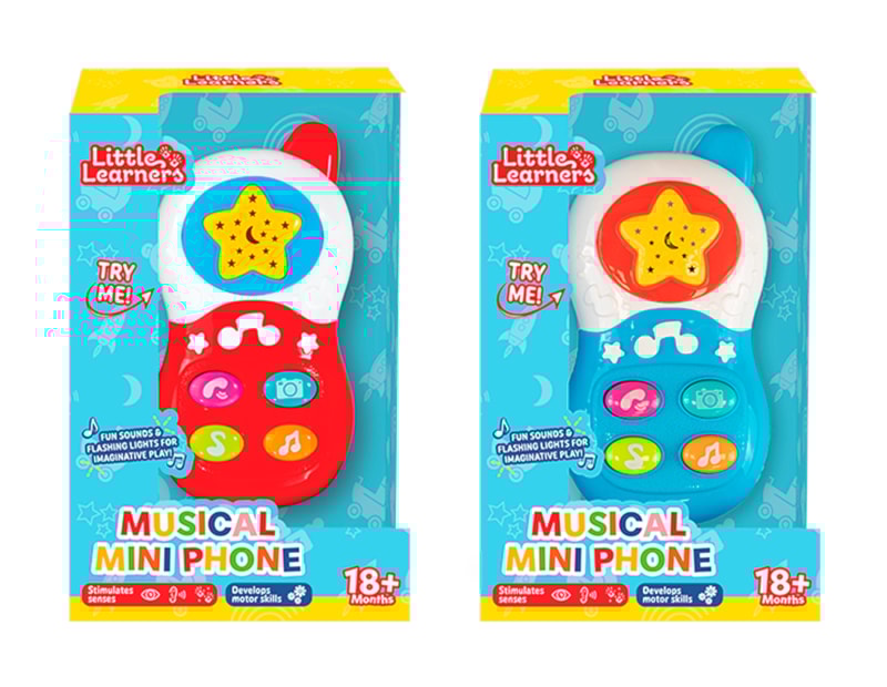 Wholesale Little Learners Mini Musical Phone