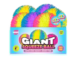 Wholesale Textured Squeezy Balls 8" CDU