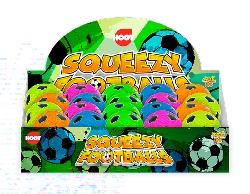 Wholesale Squeezy Footballs CDU Wholesale Squeezy Footballs CDU