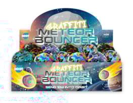 Wholesale Geo Printed Bouncy Ball CDU