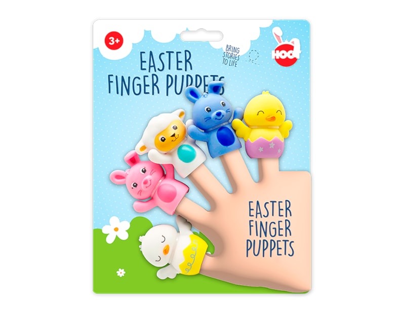 Wholesale Easter Finger Puppets 5pk