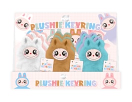 Wholesale Plush Character Keyring 8cm CDU