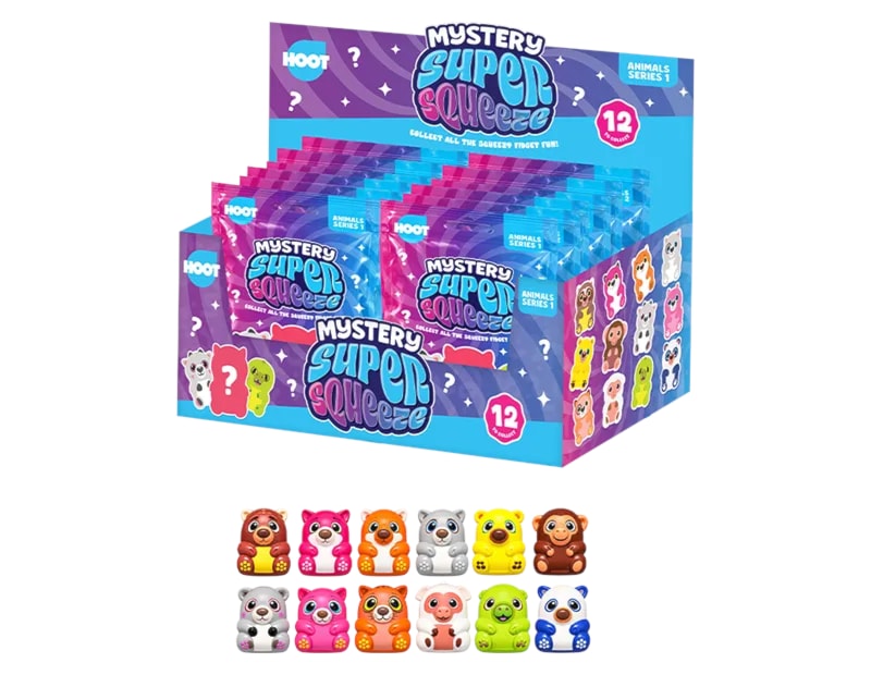 Wholesale Mini Squishy Animals CDU Series 1 Wholesale Mini Squishy Animals CDU Series 1