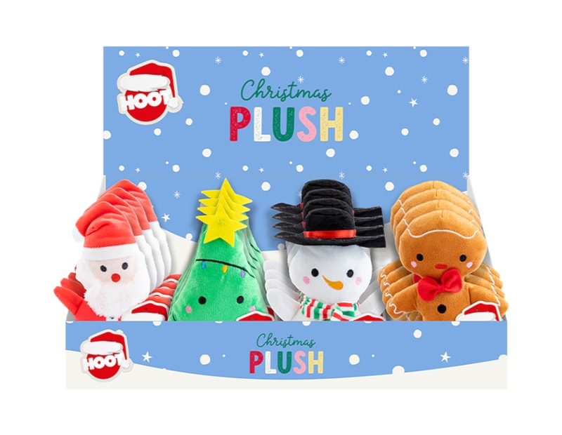 Wholesale Christmas Plush 15cm CDU Wholesale Christmas Plush 15cm CDU