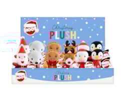Wholesale Christmas Plush 14cm CDU Wholesale Christmas Plush 14cm CDU