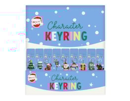 Wholesale Christmas Character Keyring CDU Wholesale Christmas Character Keyring CDU
