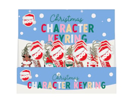 Wholesale Christmas Character with Tag Keyring CDU